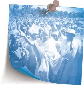 La dedicación de Mahatma Gandhi